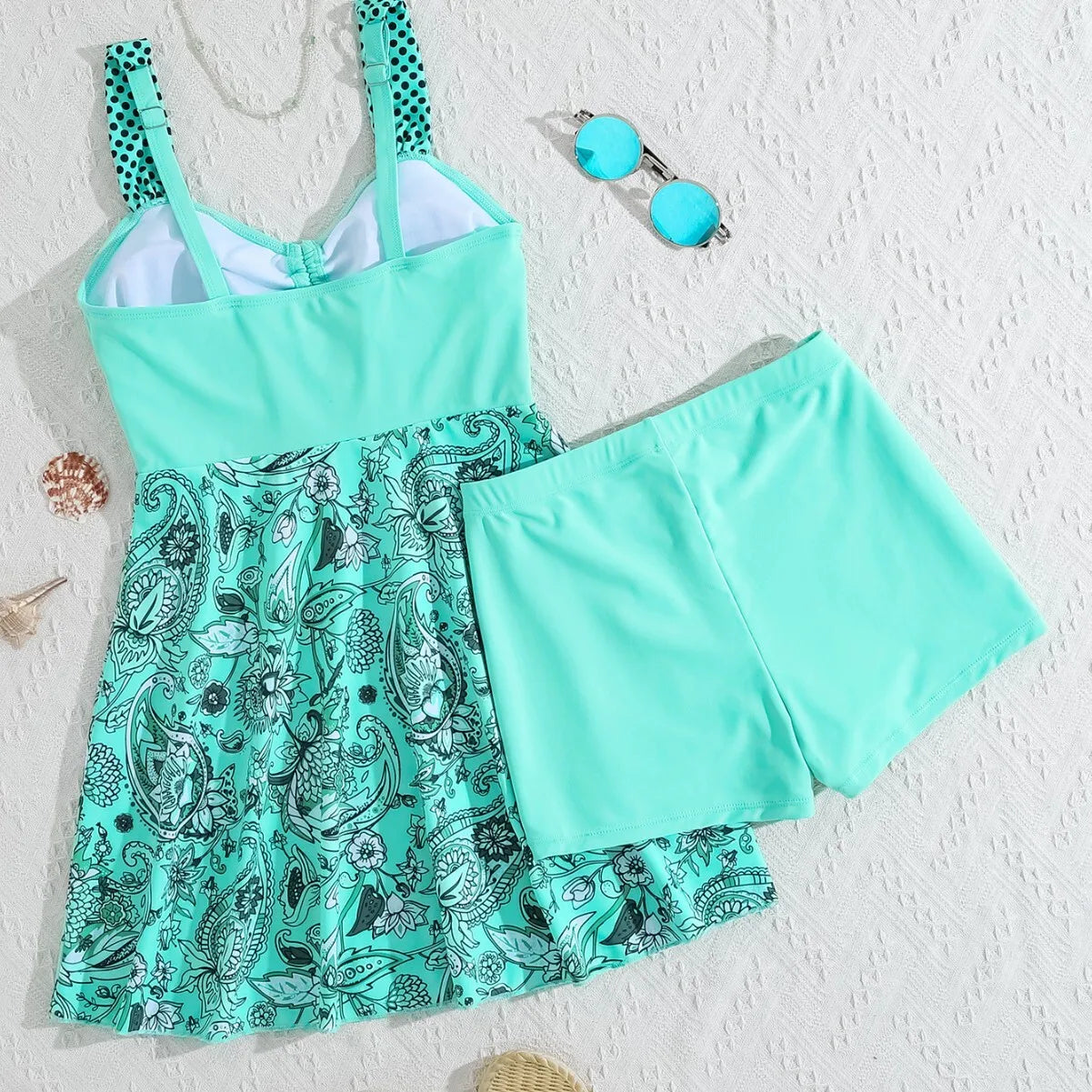 ISABELLE - TURQUOISE SWIM DRESS