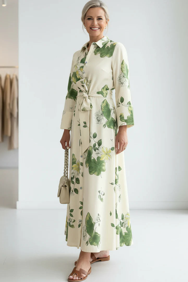 AMARA - ELEGANT FLORAL DRESS