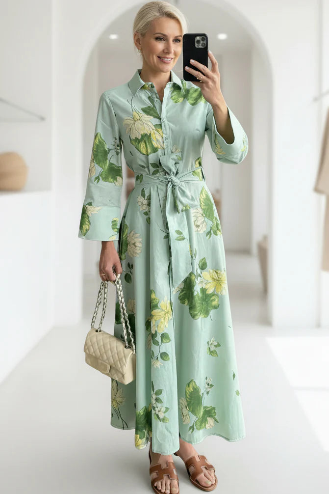 AMARA - ELEGANT FLORAL DRESS