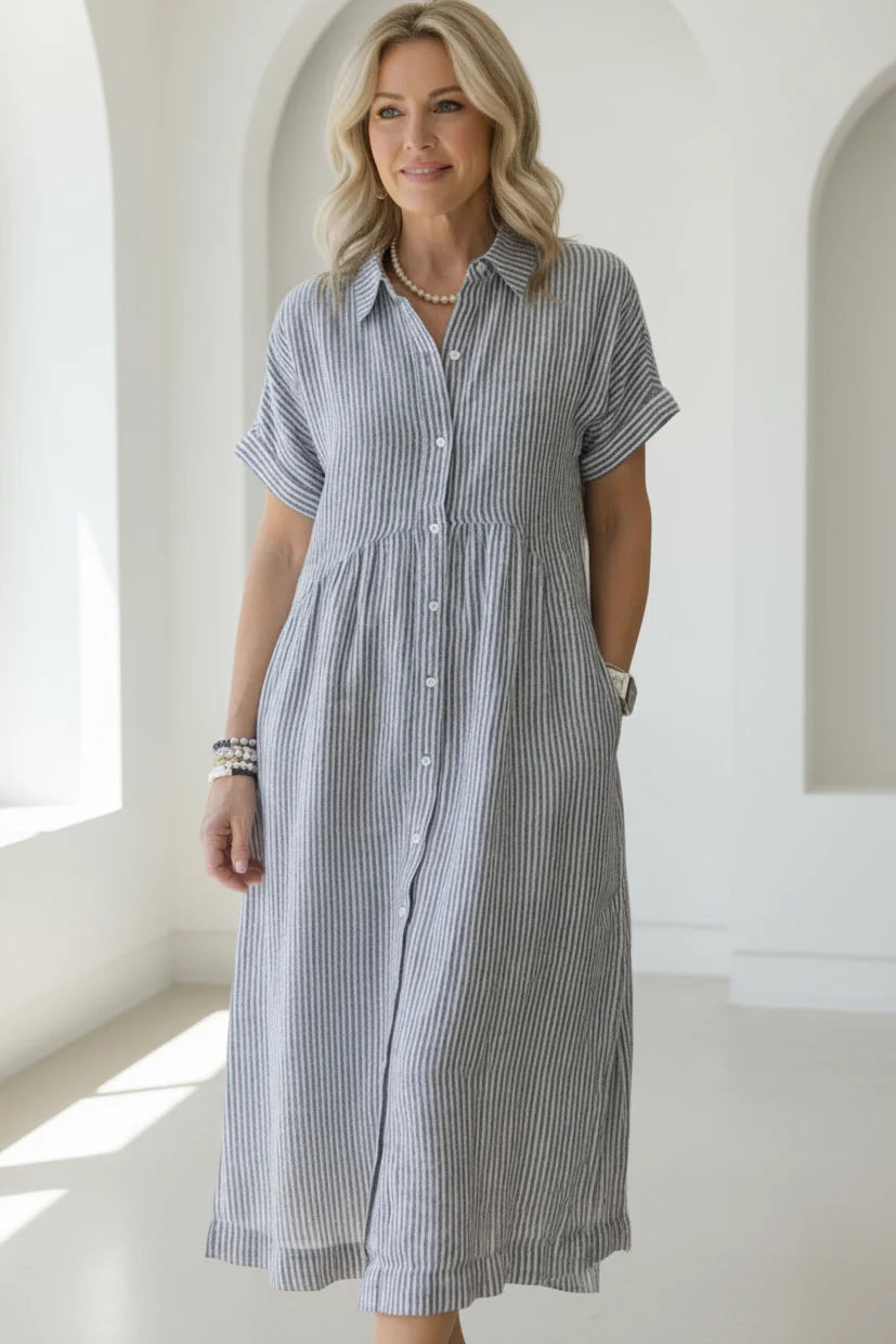 MARIA - LOOSE STRIPE DRESS