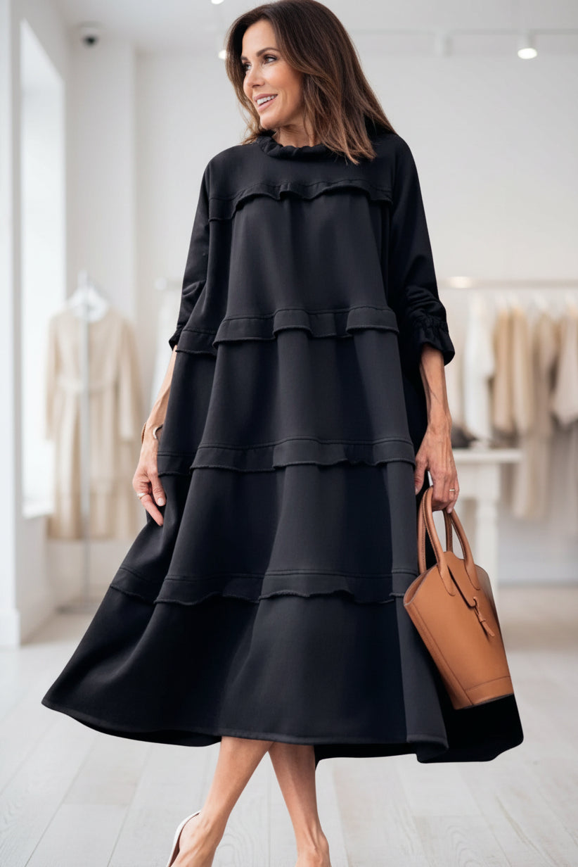 MORGAN – FLOWY LAYERED DRESS