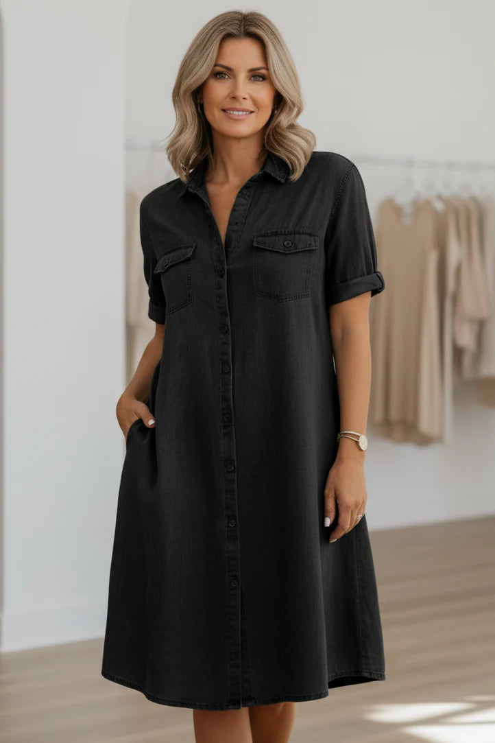 JOANNA - SHORT SLEEVED DRESS