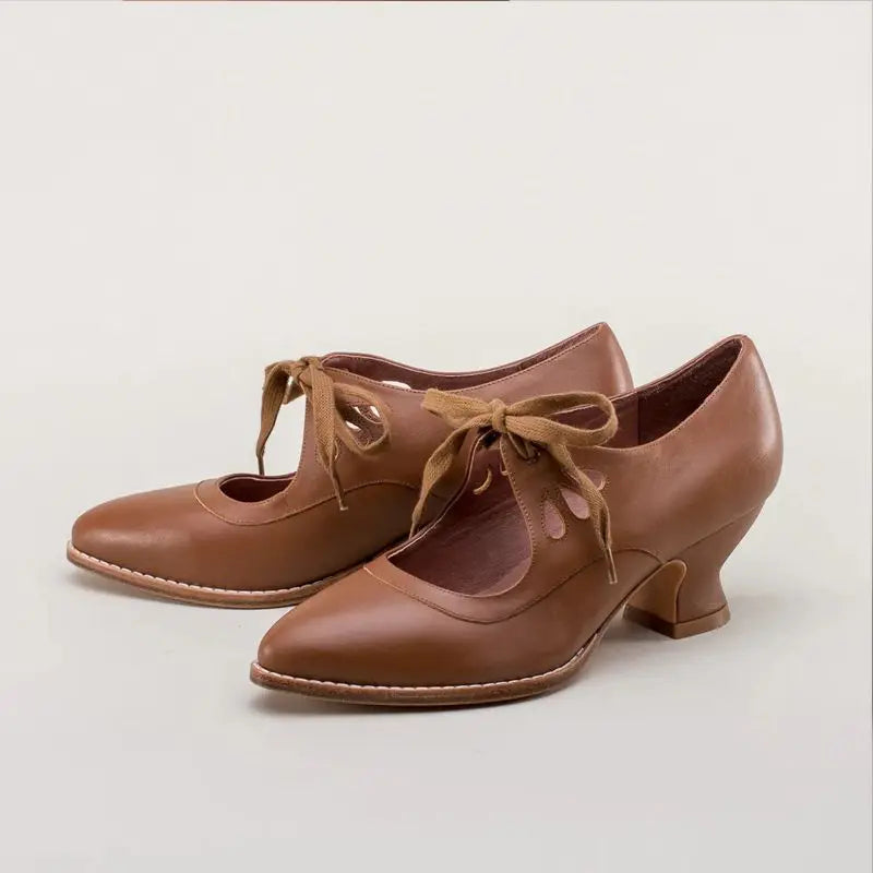 ZAYANA - ORTHOPAEDIC LEATHER HEELED SANDALS