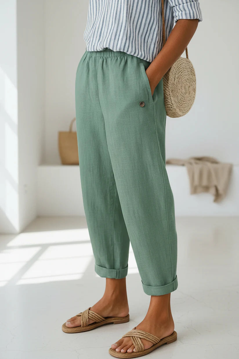 PEGGY - RELAXED CROP PANTS