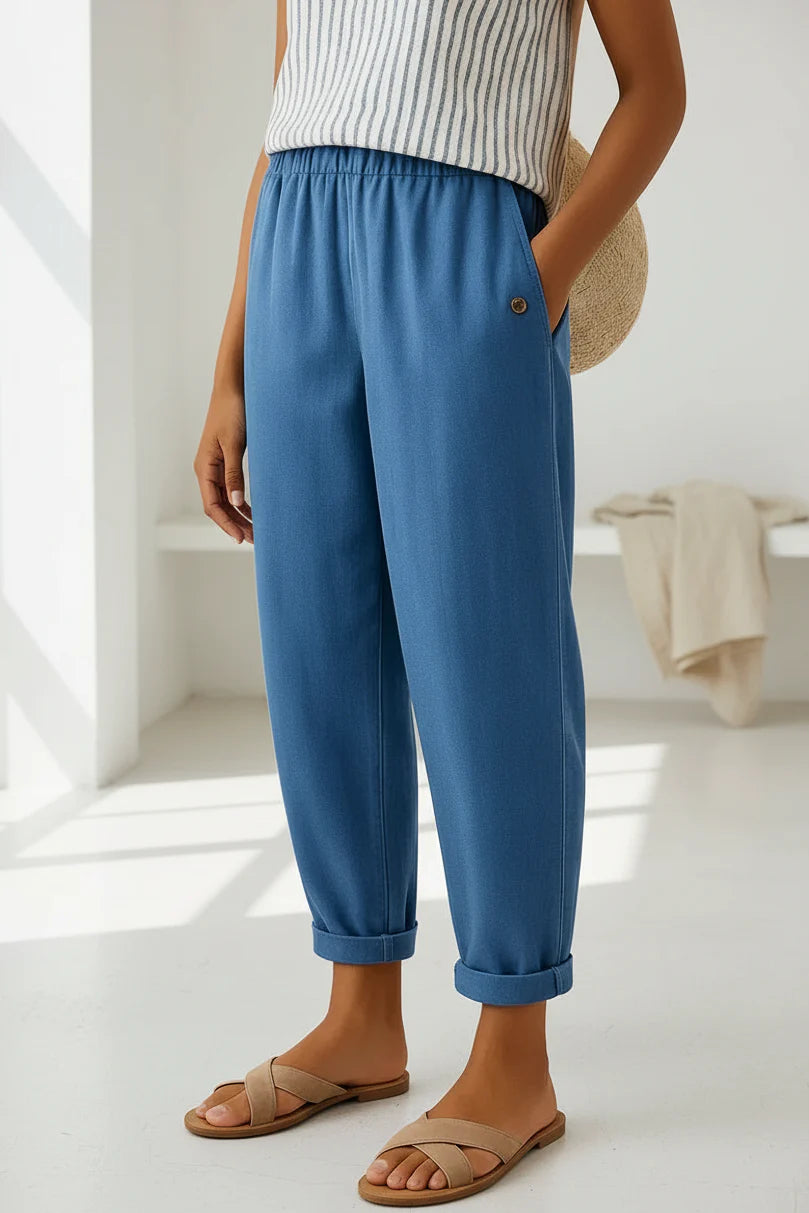 PEGGY - RELAXED CROP PANTS