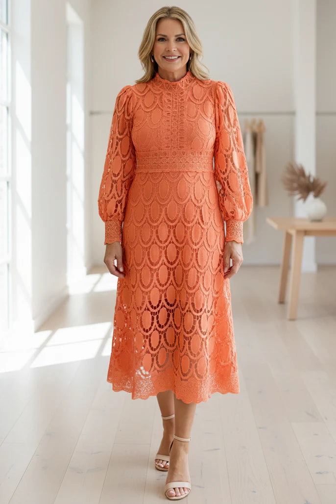 VALENTINA – LACE MIDI DRESS
