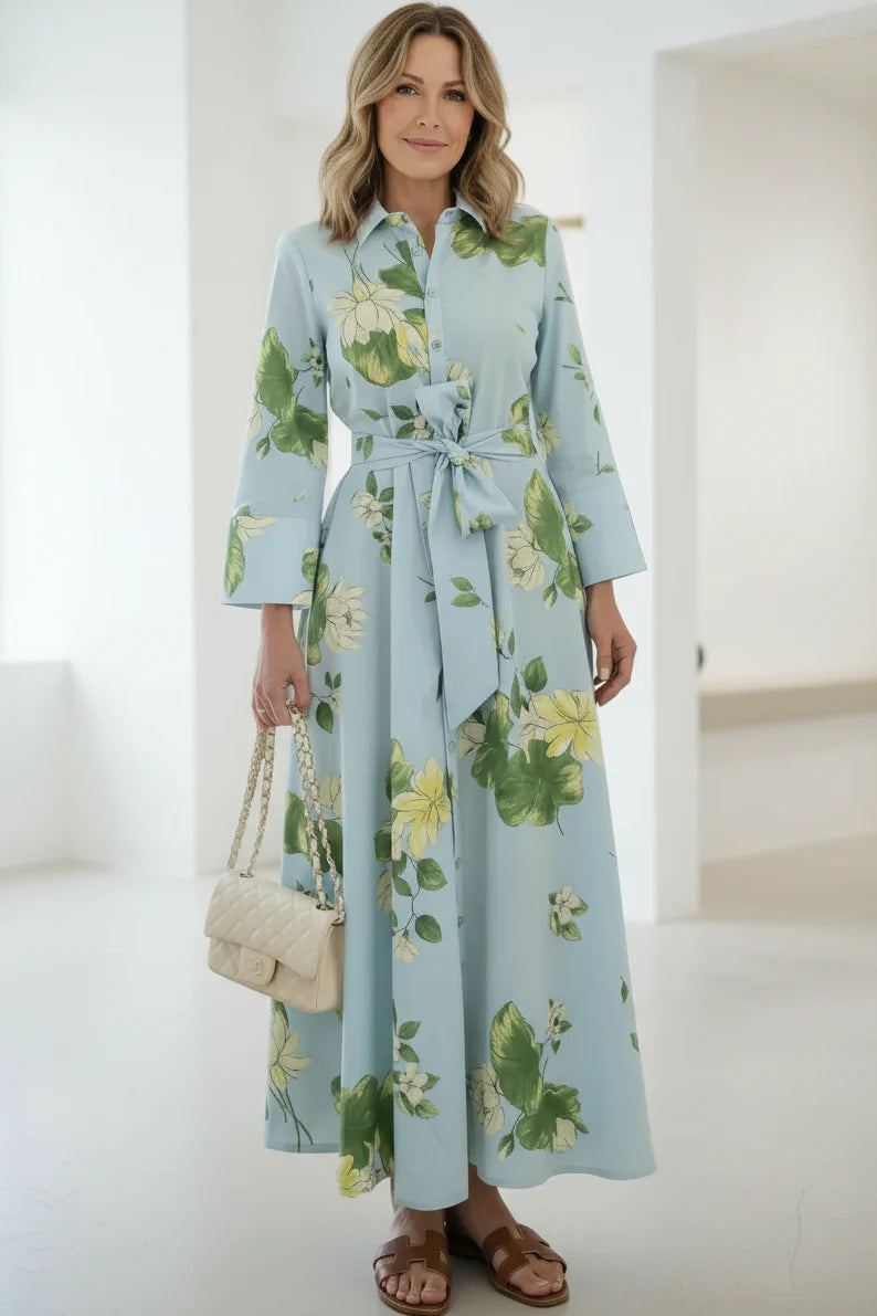 AMARA - ELEGANT FLORAL DRESS