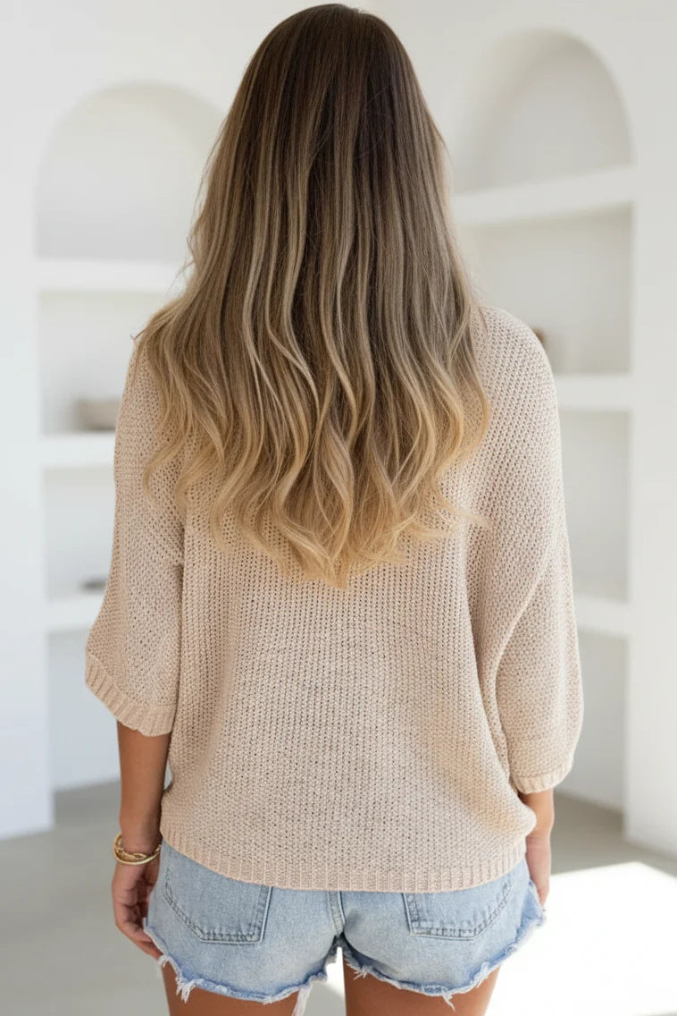 BRIANNA – TEXTURED RELAXED BLOUSE