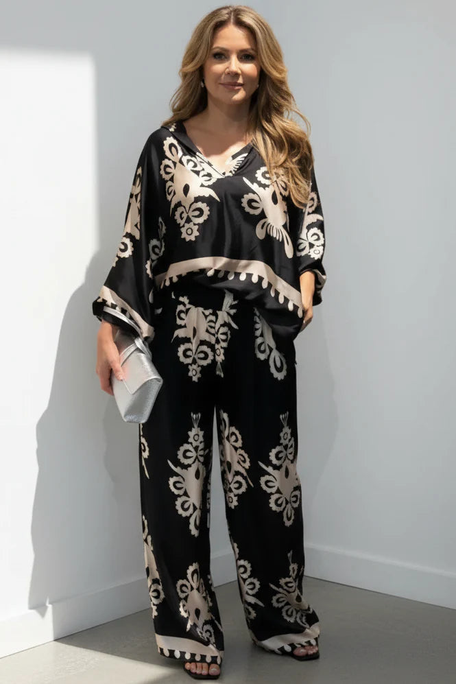 ALESSANDRA - EMBROIDERED TWO-PIECE SET