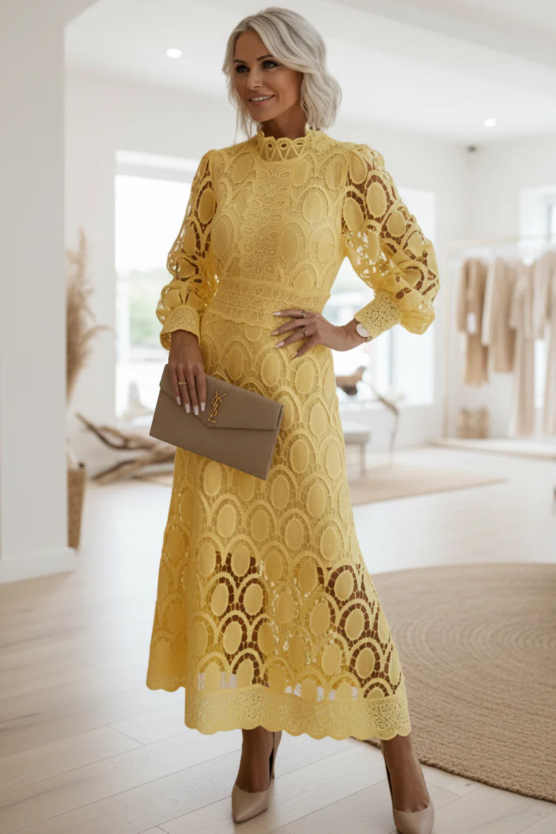 VALENTINA – LACE MIDI DRESS