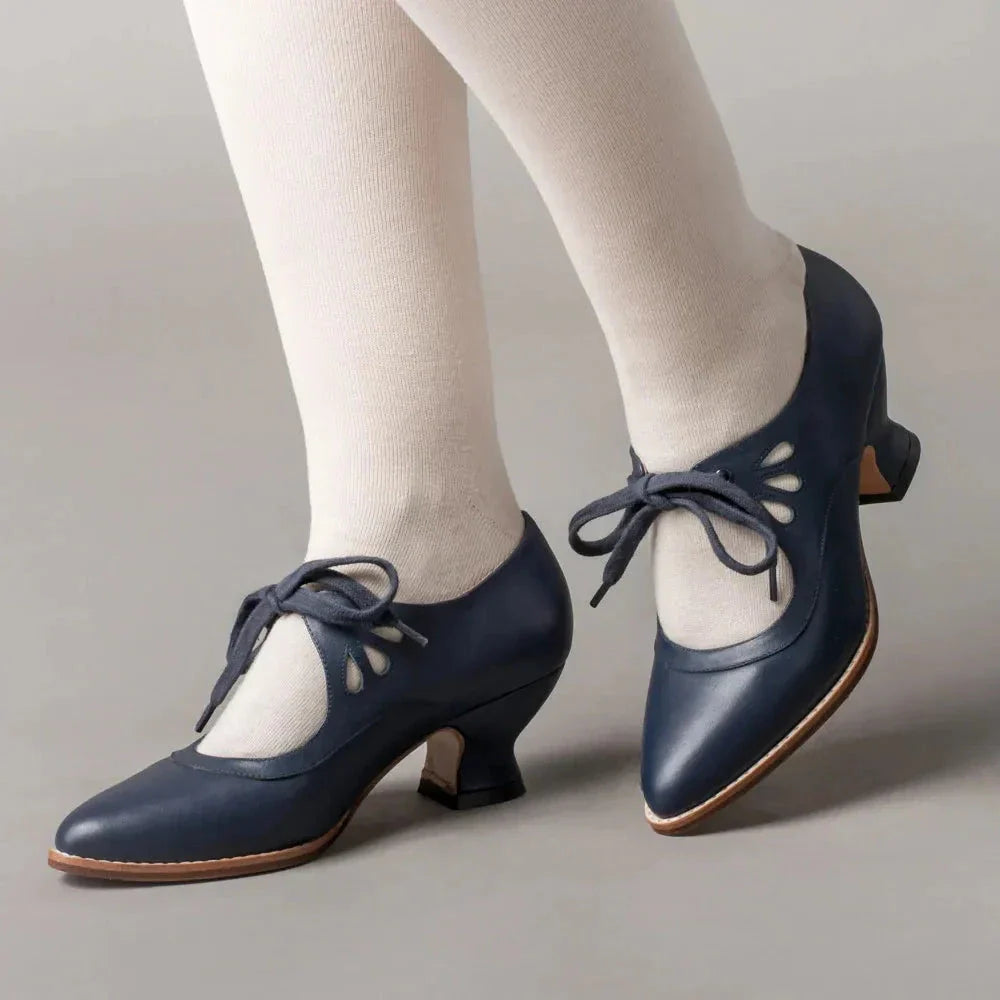 ZAYANA - ORTHOPAEDIC LEATHER HEELED SANDALS