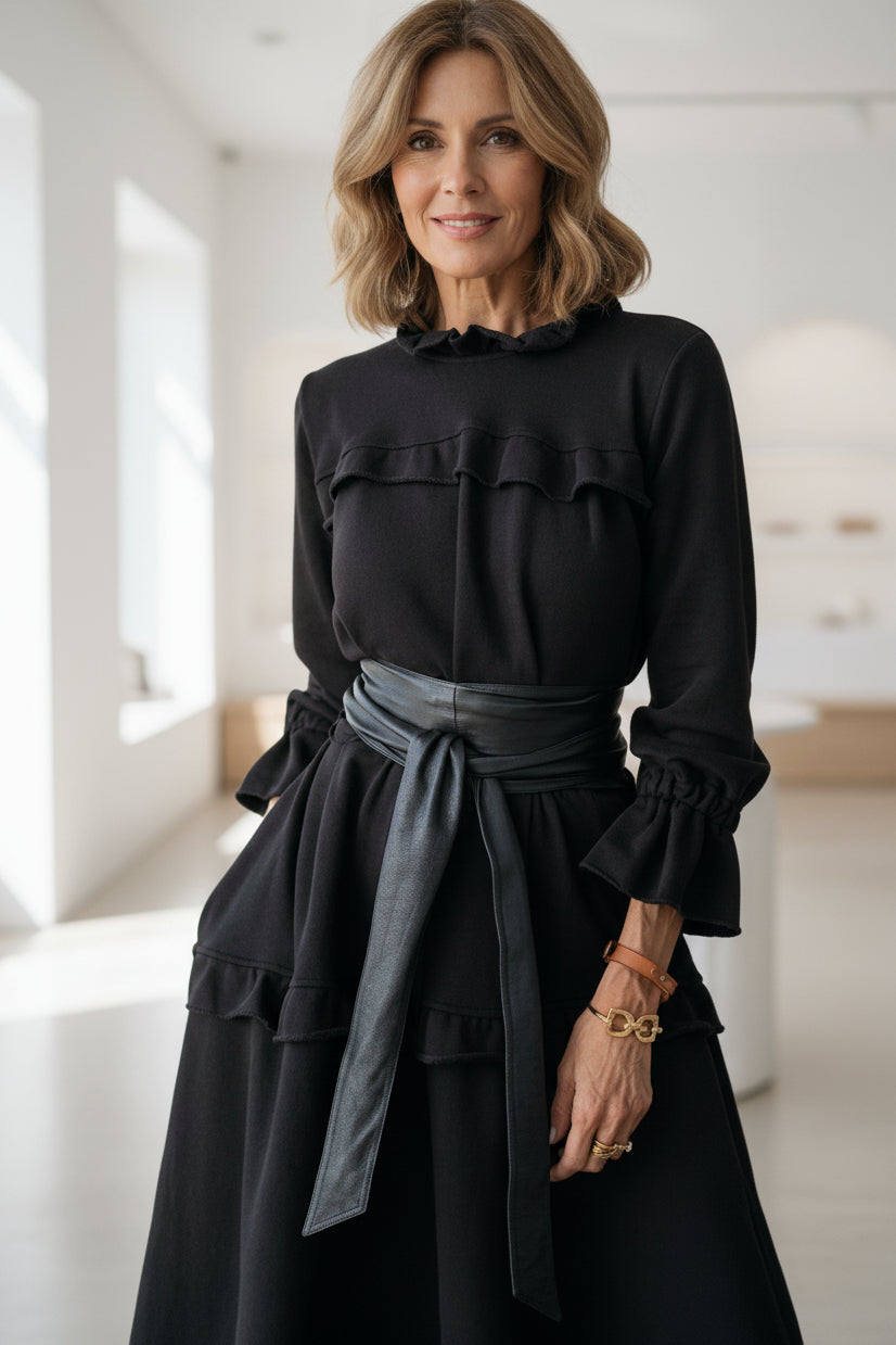 MORGAN – FLOWY LAYERED DRESS